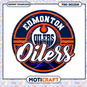 Edmonton Oilers Logo PNG Instant Download Design