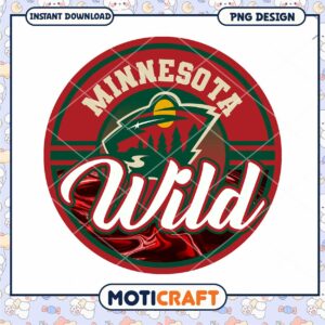 Minnesota Wild Logo Instant Download PNG Design