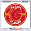 Calgary Flames Team Logo Instant Download PNG Design