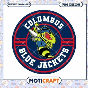 Columbus Blue Jackets Logo PNG Instant Download Art