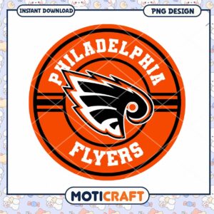 Philadelphia Flyers Logo PNG Digital Download Design