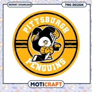 Pittsburgh Penguins PNG Design Instant Download Art
