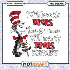 Love Your Devils Fun PNG Design Downloadable Art