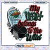 My Heart Belongs to the Wild Hockey PNG