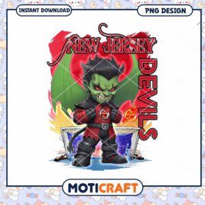 New Jersey Devils PNG Sublimation
