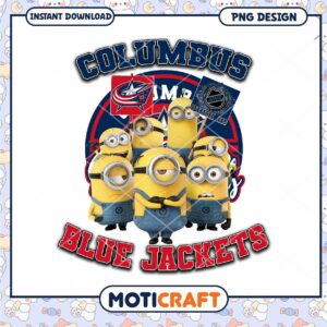 Minions Columbus Blue Jackets PNG