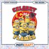 Minions Calgary Flames PNG Design