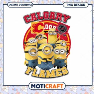 Minions Calgary Flames PNG Design Minions Calgary Flames PNG Design