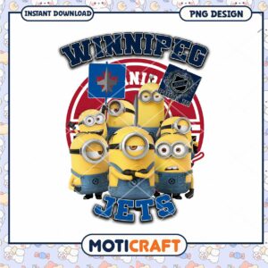 Minions Winnipeg Jets PNG Design Minions Winnipeg Jets PNG Design