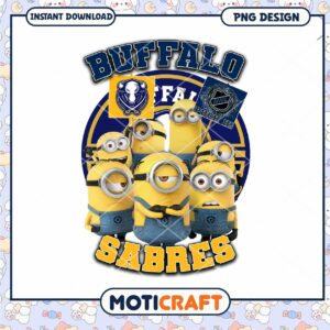 Minions Buffalo Sabres PNG Design