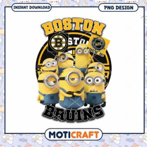 Minions Boston Bruins PNG Design Minions Boston Bruins PNG Design