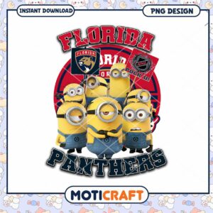 Minions Florida Panthers PNG Design Minions Florida Panthers PNG Design