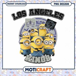 Minions Los Angeles Kings PNG Design Minions Los Angeles Kings PNG Design