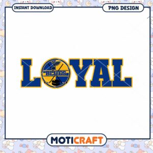 St Louis Blues Hockey Loyal PNG Design