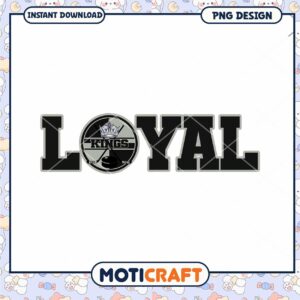 LA Kings Loyal Hockey PNG Design
