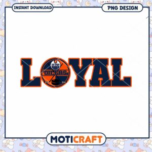 Edmonton Oilers Loyal PNG Design