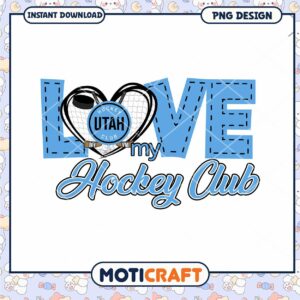 Love My Hockey Club PNG Design Love My Hockey Club PNG Design