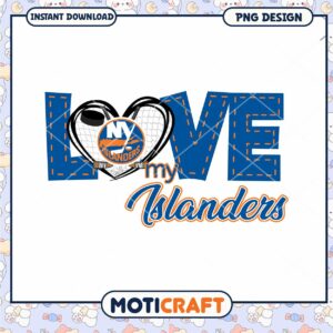 NY Islanders Hockey Love PNG