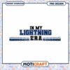 Lightning Era PNG Design Instant Download