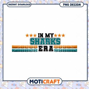 Sharks Era PNG Design Instant Download