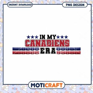 Canadiens Era PNG Design Instant Download