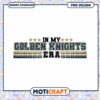 Golden Knights Era PNG Design