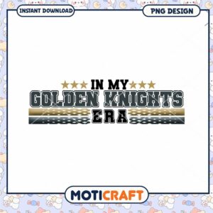 Golden Knights Era PNG Design
