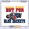 Hot For Blue Jackets PNG Design