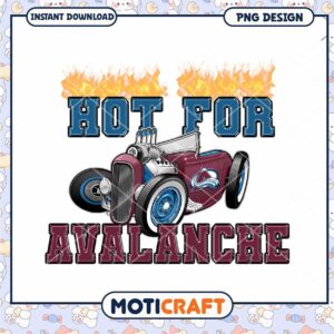 Hot for Avalanche PNG Sublimation