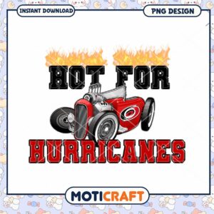 Hot for Hurricanes PNG Design