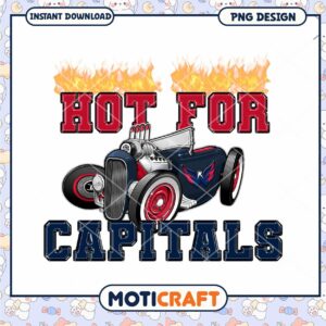 Hot For Capitals PNG Design