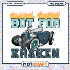Hot Rod Kraken PNG Design