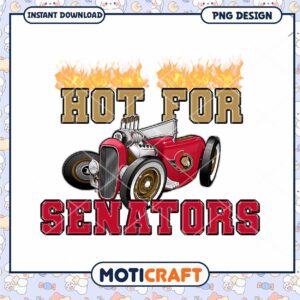 Hot Rod Senators PNG Design