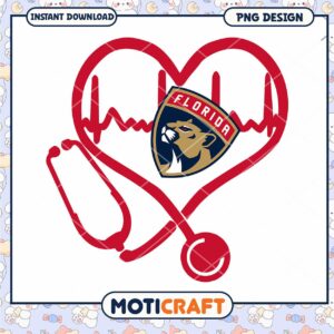 Florida Panthers Heart Stethoscope PNG