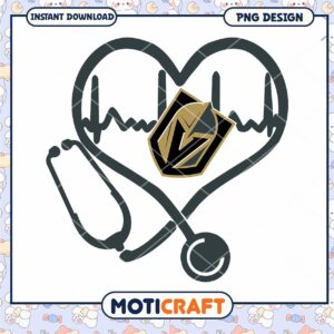 Vegas Golden Knights Heartbeat PNG