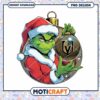 Grinch Vegas Golden Knights Christmas Ornament PNG