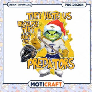 Grinch Nashville Predators Hockey PNG Grinch Nashville Predators Hockey PNG