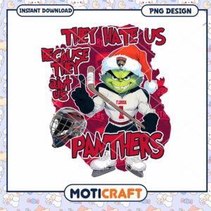 Grinch Florida Panthers Hockey PNG