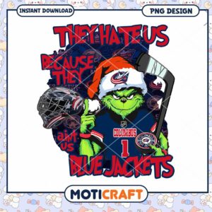 Grinch Columbus Blue Jackets PNG