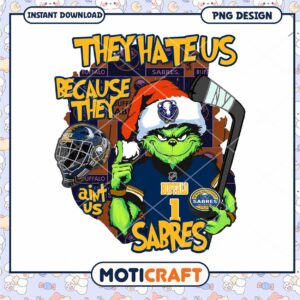 Grinch Buffalo Sabres PNG Sublimation