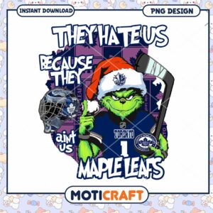 Grinch Toronto Maple Leafs PNG Sublimation