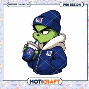 Grinch Rangers PNG Sublimation Design