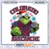 Grinch Colorado Avalanche PNG Sublimation 1 Grinch Colorado Avalanche PNG Sublimation