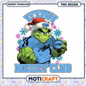 Grinch Utah Hockey Club PNG