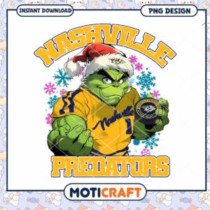 Grinch Nashville Predators PNG
