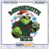 Grinch Minnesota Wild Christmas PNG