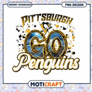 Pittsburgh Penguins Go PNG Design