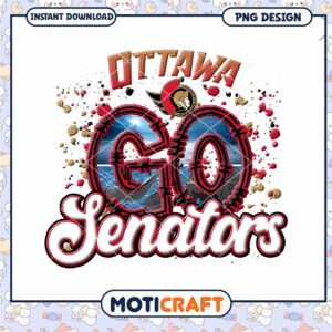Ottawa Senators Go PNG Sublimation