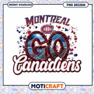 Montreal Canadiens Go PNG Sublimation Design
