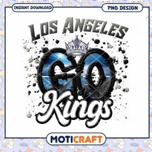 Los Angeles Kings Go PNG Sublimation